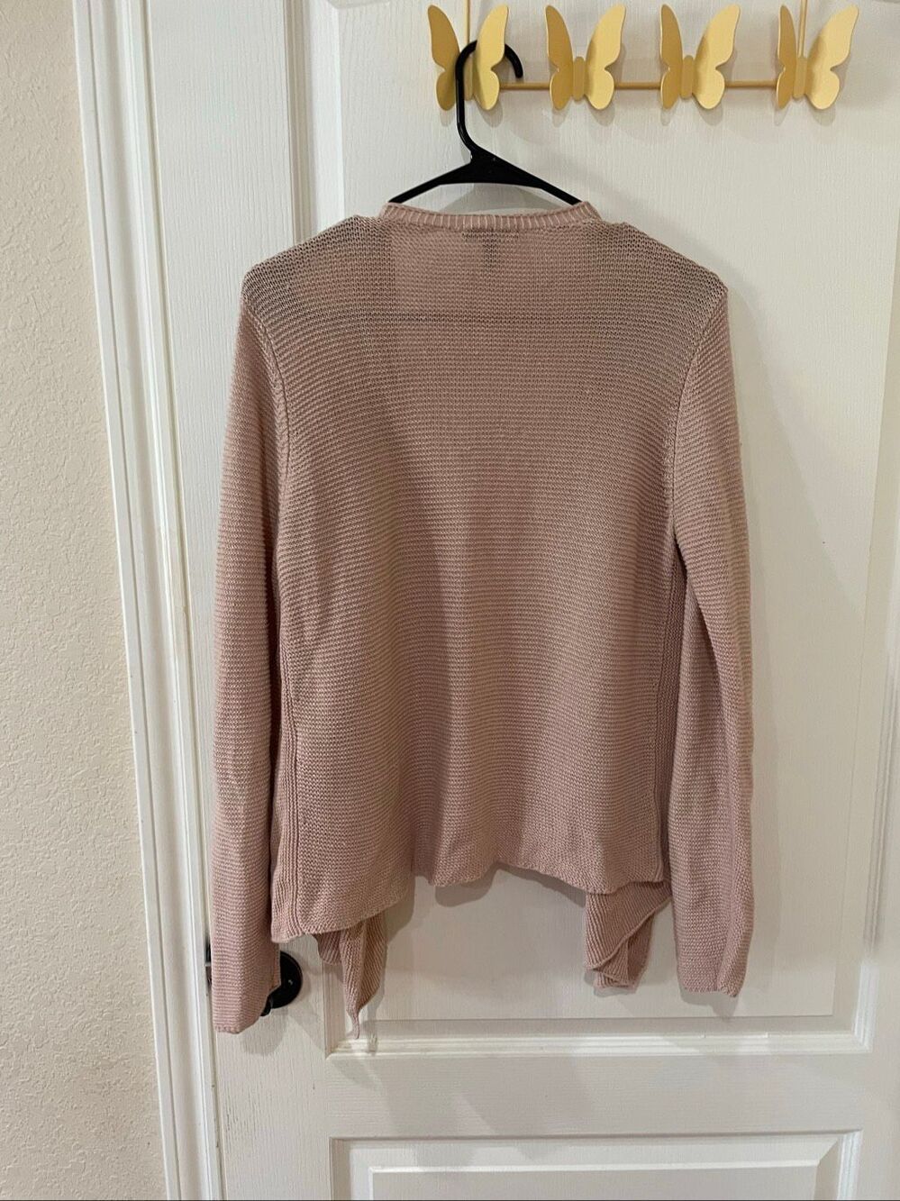 Eileen Fisher Open front organic cotton linen blend knit cardigan size small - Picture 5 of 5